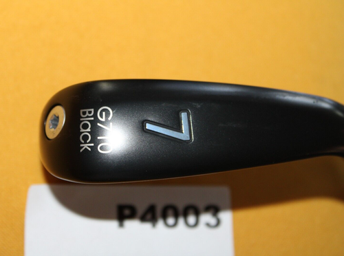Ping G710 Black Dot 7 Single Iron DEMO Project X LZ Stiff Steel P4003 LH MINT - Picture 2 of 6