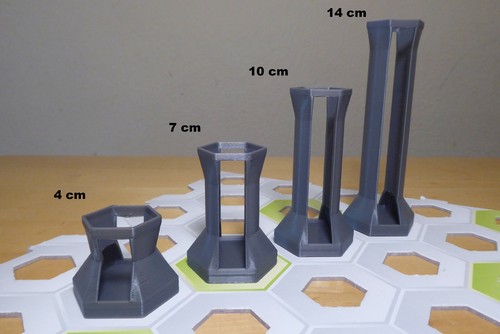 Gravitrax kompatbile Säulen mit Durchfahrt, Höhenstein; 3D-Druck - Bild 1 von 15