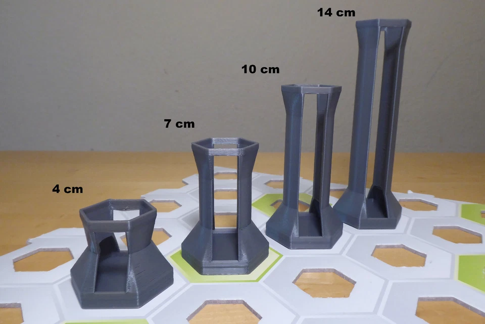 Gravitrax kompatbile Säulen mit Durchfahrt, Höhenstein; 3D-Druck