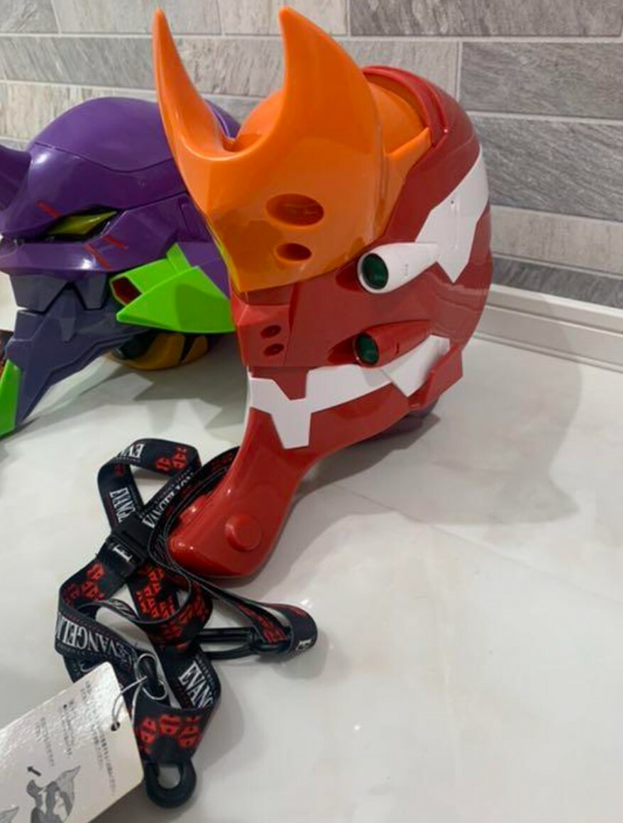 Evangelion Unit 01 & 02 Popcorn Bucket USJ Limited Japan EVA