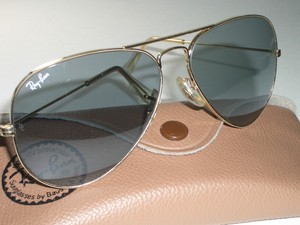 VINTAGE B\u0026L RAY BAN L1632 BLUE CHANGEABLES PHOTOCHROMIC GP AVIATOR SUNGLASSES | eBay