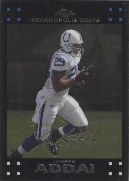2007 Topps Chrome Joseph Addai #TC69 - 1 of 2