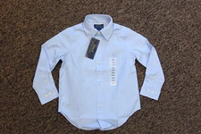 New Polo Ralph Lauren Little Boy's Long Sleeve Dress Shirt - 3 / 3T - Elite Blue