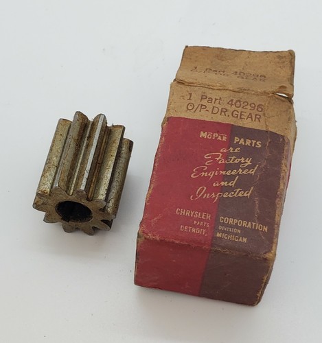 1928-1942 Dodge Plymouth DeSoto Chrysler Oil Pump Drive Shaft Gear 40296 NOS - Picture 3 of 4