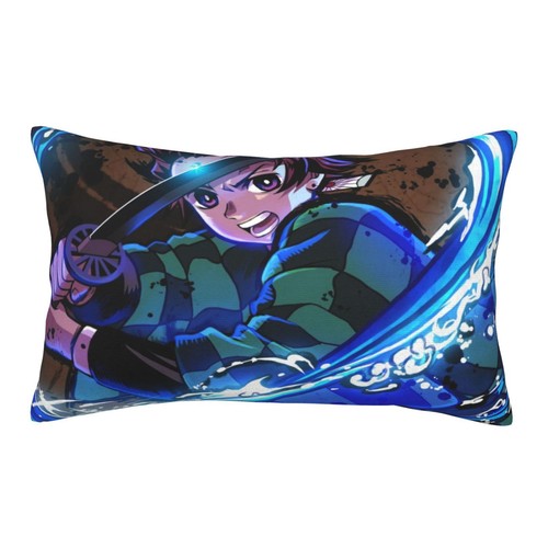 Copricuscino anime Demon Slayer per capelli e pelle federa cerniera 3 taglie - Foto 14 di 26