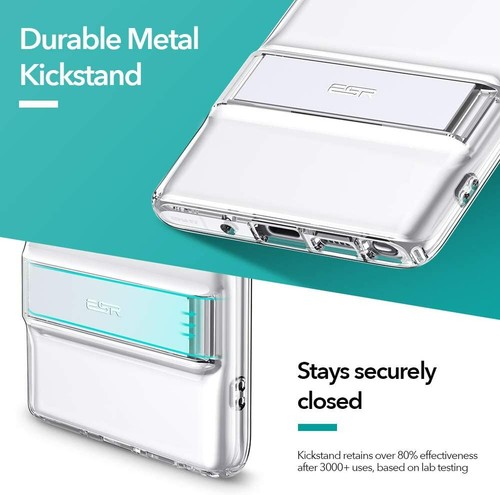 ESR Metal Kick Stand Soft Case Cover for Samsung Galaxy Note 20 Clear - Picture 7 of 10