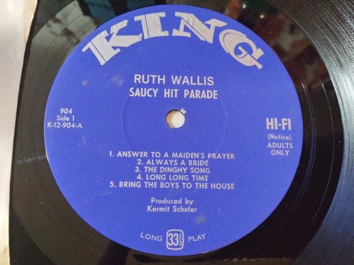 Ruth Wallis - Saucy Hit Parade VG Original Stereo King 904 Record 1964 COMEDY - Bild 4 von 5