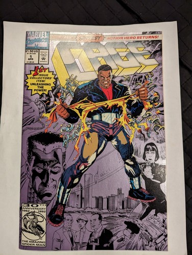 Cage #1 (Marvel,1992) ~ description below 👇 - Picture 1 of 12