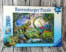 Ravensburger Realm of The Giants Puzzle 200 Piece XXL Dinosaurs  COMPLETE!!