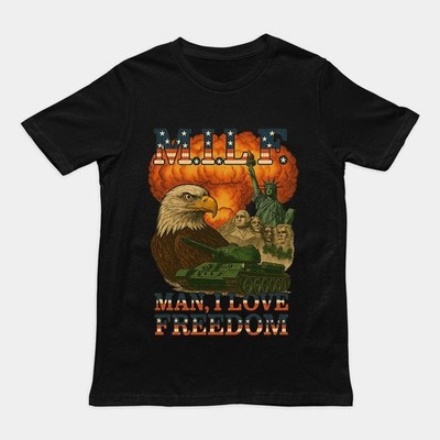 MILF - Man I Love Freedom T-Shirt Size S-4XL