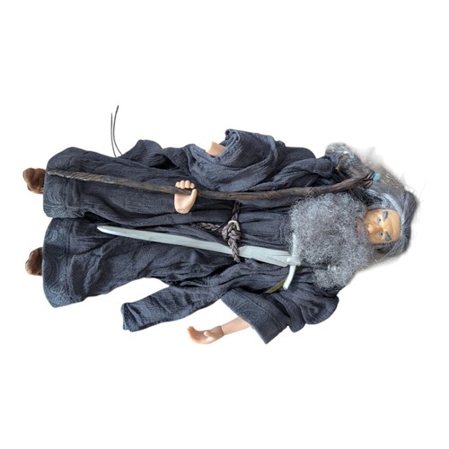 El Señor de los Anillos Edición Especial 2001 Posable GANDALF Figura Muñeca ToyBiz - Imagen 7 de 12