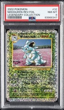 2002 POKEMON LEGENDARY COLLECTION 32 NIDOQUEEN-REVERSE FOIL PSA 8