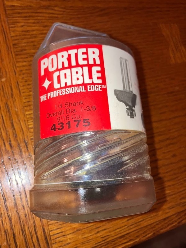 Porter Cable 43175 9/16" Cut Router Bit Ogee with Fillet USA