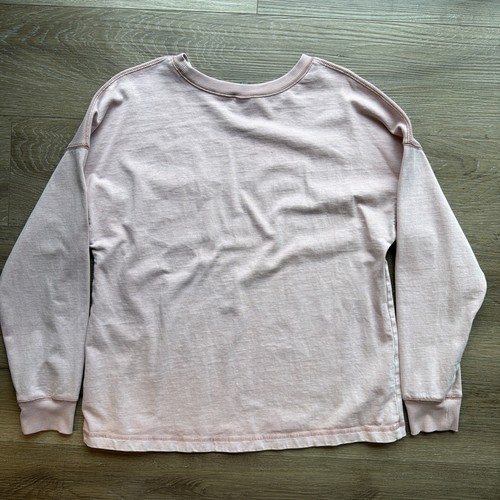 Lot Of 2 Women’s Wild Fable Long Sleeve Tops Crew Neck Pocket Tee Shirts Size M - Picture 6 of 10