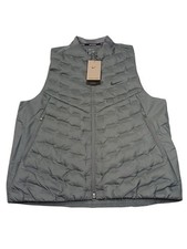 NWT Nike Therma-FIT ADV Repel Down Running Vest FB7542-084 Full Zip Men's Large