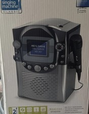 The Singing Machine STVG-359 All-in-one Karaoke System Echo AUX In Black/Silver
