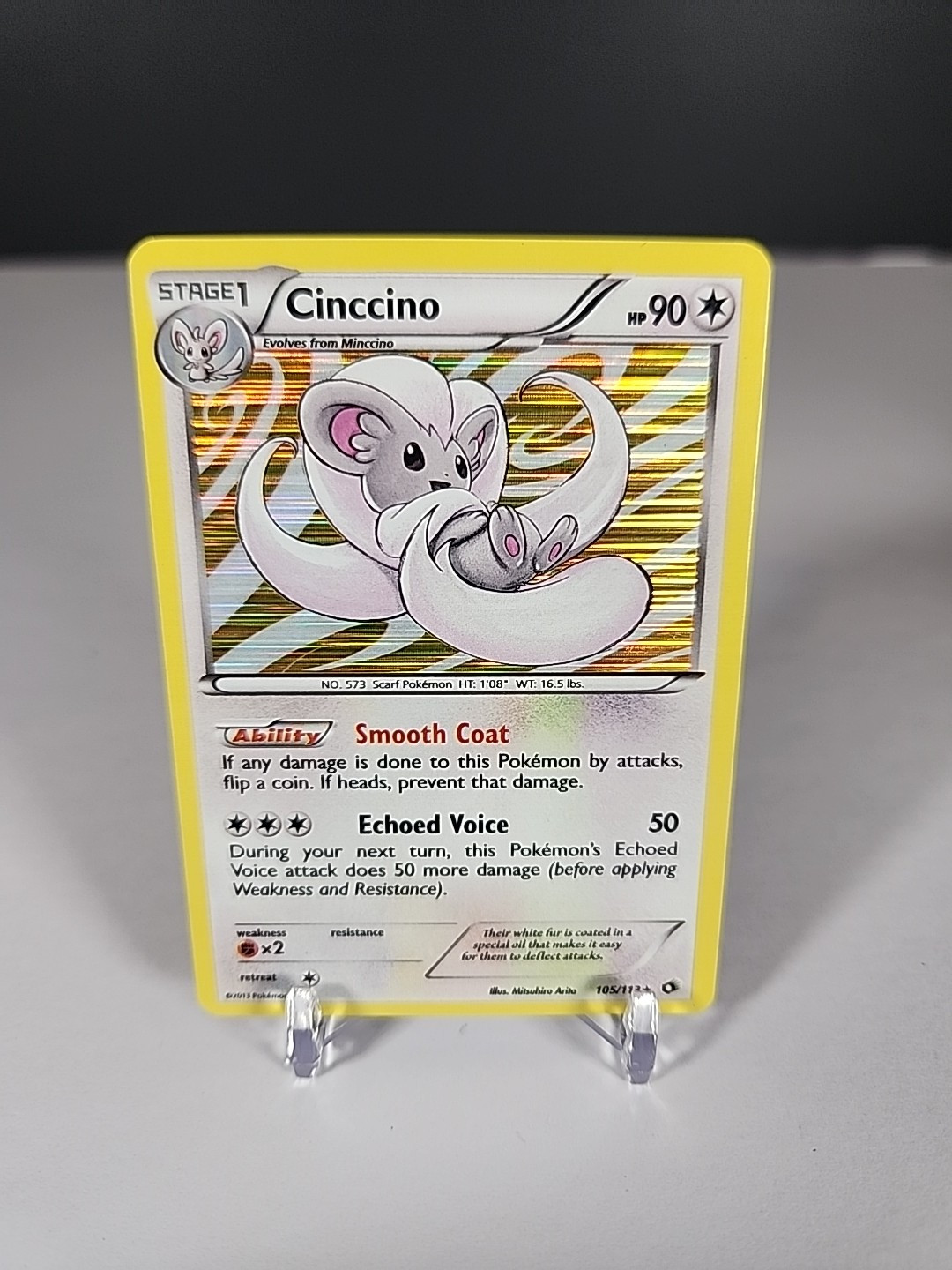 Cinccino 105/113 Legendary Treasures Holo