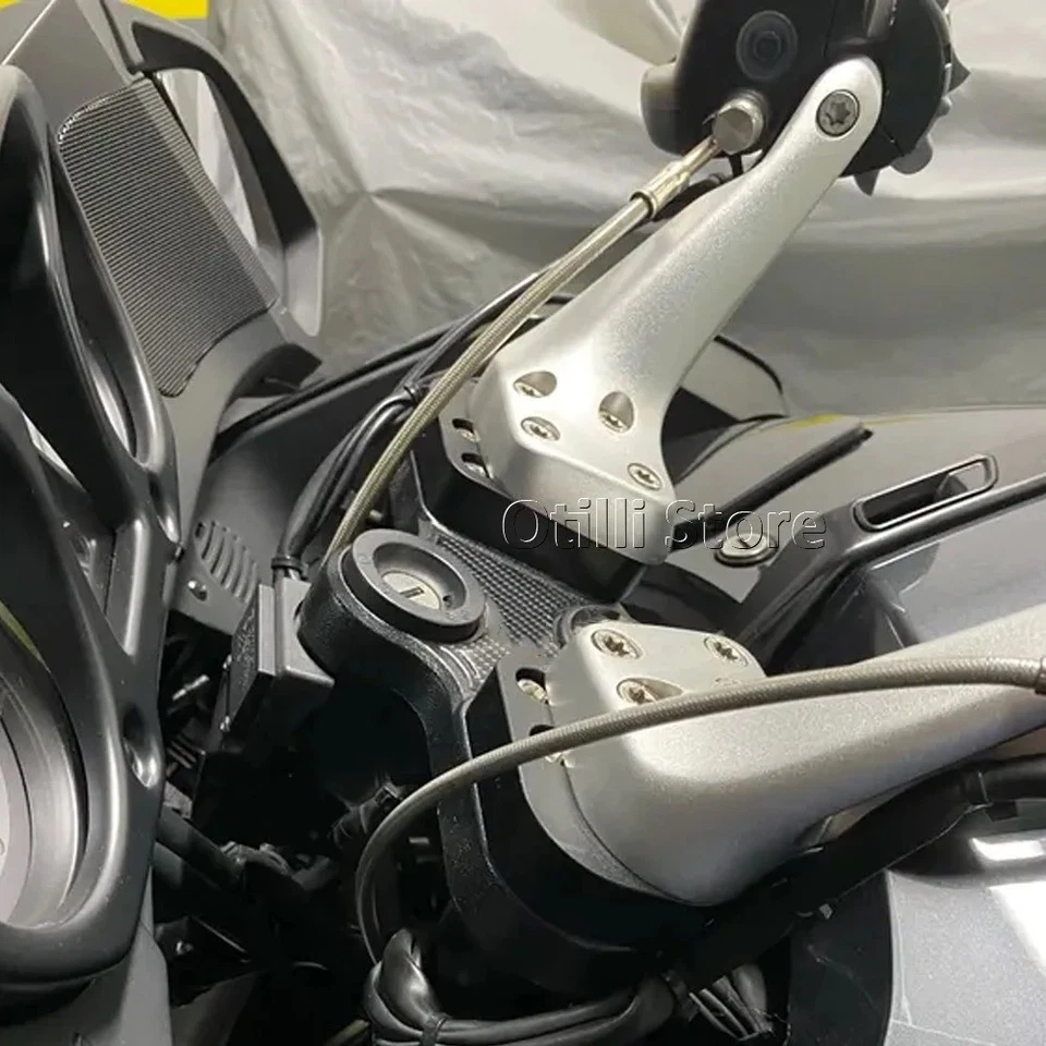 Elevador de manillar de aluminio para BMW R1200RT R1150RT R1100RT R1100R R1150R Foto 3 de 4
