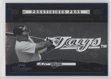 2005 Playoff Prestige Prestigious Pros Blue 43/900 Vernon Wells #PP-26 0o0