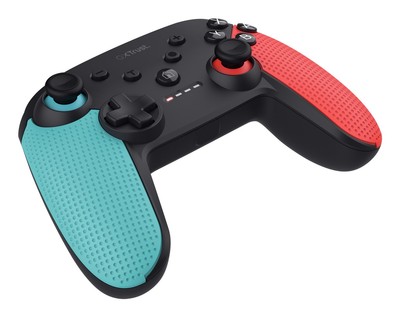 8713439254273 Trust GXT 1246B Muta Schwarz, Blau, Rot Bluetooth Gamepad Nintendo