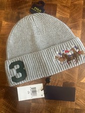 Polo Ralph Lauren Men's Polo Match Beanie gray