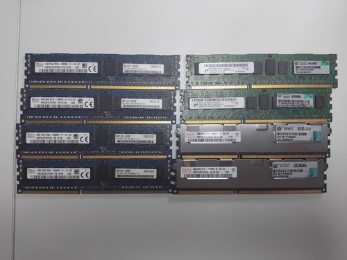 DDR3 Server RAM 4GB Ecc Job Lot 8x