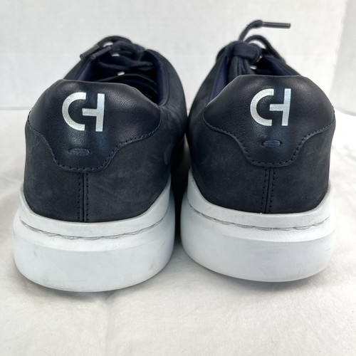 Cole Haan Mens Grandpro Rally Laser Cut Sneaker Navy Leather Size 9 M - Picture 5 of 10