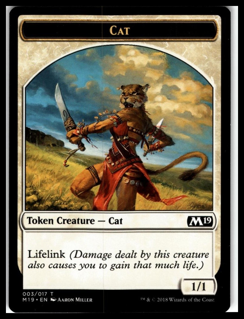 Core Set 2019 #3 Cat Token
