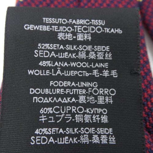 GUCCI Rare tie Red all-over pattern silk from japan J6572 - Picture 15 of 24