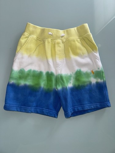 Polo Ralph Lauren Boy Cotton Tie Dyed Sweatshirt and matching shorts Size 6 - Picture 3 of 6