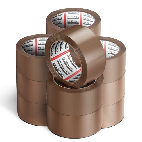 Clear Brown Parcel Tape Strong Packing Carton Sealing Tape 48mm x 66m 1 6 12 36 - Picture 5 of 14