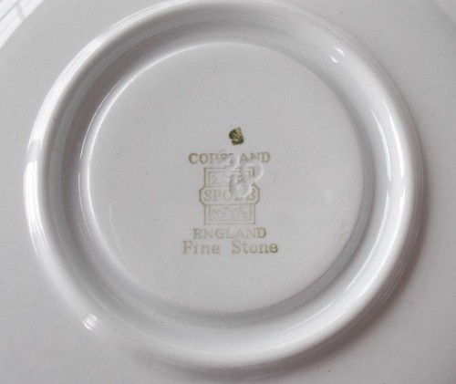 8 tazas y platillos espresso vintage Spode Graystone Copeland con patas Demitasse azules - Imagen 4 de 7