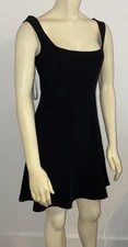 French Connection Women’s Little Black Mini Dress Fit & Flare Size xxs 2 NWT