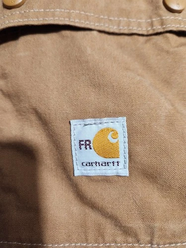 Carhartt FR Full Swing Flame Resistant CAT 3 Brown Work Jacket Mens M  image 5
