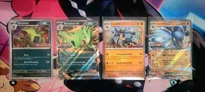 #ad Lucario Tyranitar Prismatic Stamp Promo Sams Club $12.00