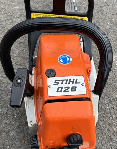 Stihl 026 Chainsaw 16” Bar & Chain Spares Or Repairs Vintage Can Be Bad Starter - Picture 4 of 18