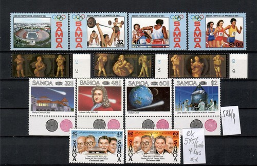 SAMOA - ex Mi.Nr. 545/606 = 4 kompl. Ausg., postfrisch
