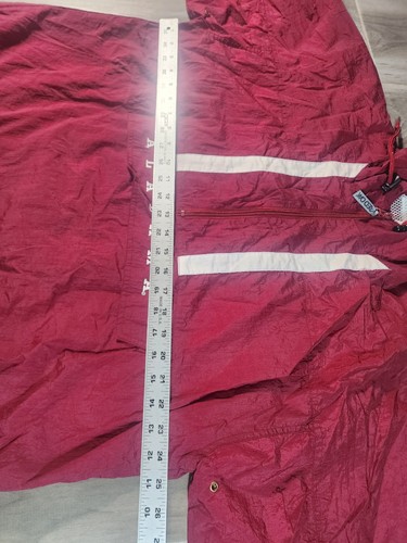 Conjunto cortavientos vintage Alabama Crimson Tide anorak y pantalones talla grande roble rojo - Imagen 8 de 15