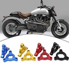 Accessoires de suspension de fourche anodisée réglable pour moto design foncti