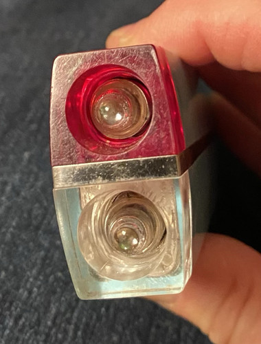 Vintage AQUA BLUE Sanyo NL-421 Rechargeable Flashlight White/Red Light- Not Work - Picture 2 of 5