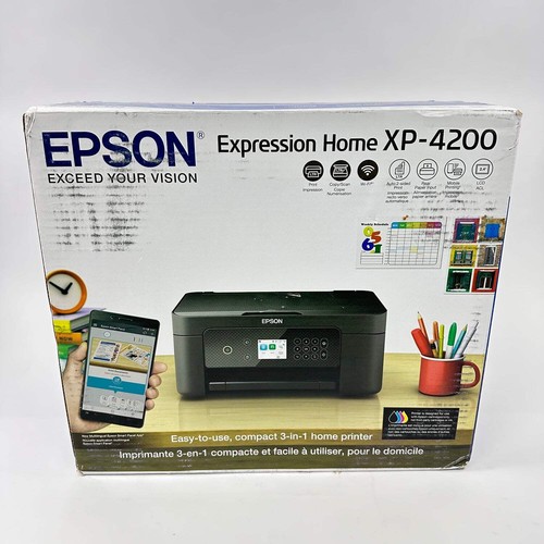 New EPSON Expression Home 3-in-1 Home Printer XP-4200 - Picture 1 of 5
