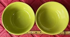 Fiesta Lime Green Set Of (2) Bowls 7” 28 oz. Gusto Bowl