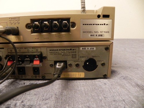 Amplificador estéreo Marantz PM326 amplificador con ecualizador de 5 velocidades + sintonizador Marantz ST 526 - Imagen 11 de 11