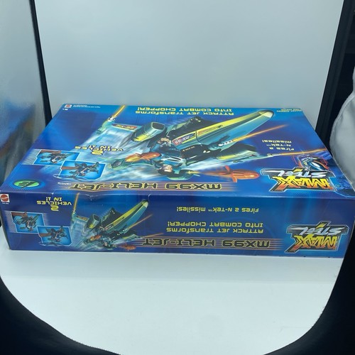New Sealed Mattel Max Steel MX99 Heli-Jet Transforming Vehicle 2001 Helicopter - Picture 6 of 6