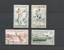 FRANCE 1958 Oblitérés YT n° 1161-1164 Côte 6€