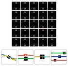  4 PCS Schreibtisch Kabel Organizer Selbstklebende Kabelclips Kabelmanager