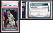 2022-23 Bowman U Chrome Pink Refractor JuJu Watkins #43 PSA 8