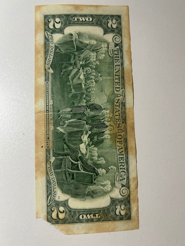 2 DOLLAR BILL 1976 Series RARE Low Serial Number. Serial “1” "A". - Picture 2 of 2