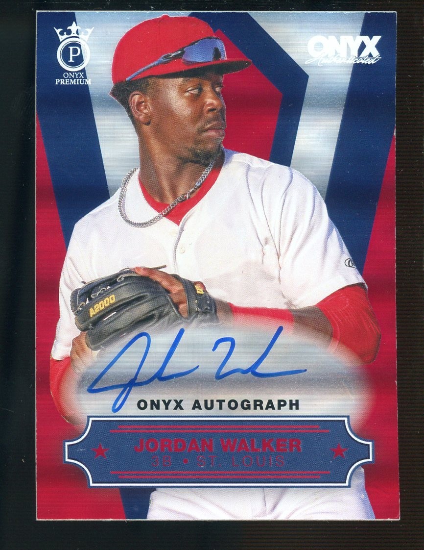 2022 Onyx Authenticated Premium Silver #OP-JW Jordan Walker RC AUTO 151/260