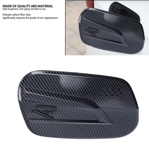 •Fuel Tank Cover Trim Gas Cap Lid Carbon Fiber Style Decoration For MK8 - Picture 7 of 22